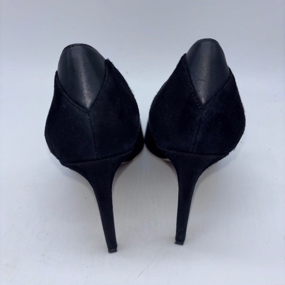 Sam Edelman Black Suede Classic Elegant Heels Women 7.5 - Picture 5 of 7